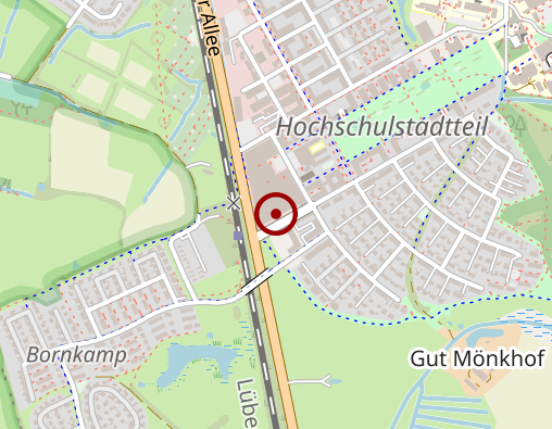 Karte: Pinguin-Apotheke im Hochschulstadtteil