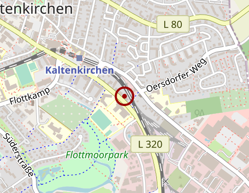 Karte: Praxis für Physiotherapie-Reha und Sport