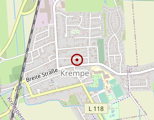 Karte: Tagespflege ev. Alten- und Pflegeheim Ahsahs Stift