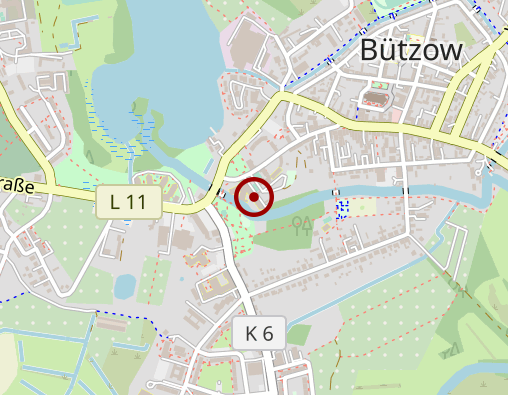 Karte: Pflegeheim am Schloss GmbH Bützow