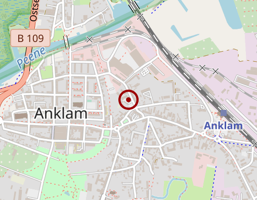 Karte: DRK-Tagespflege Anklam