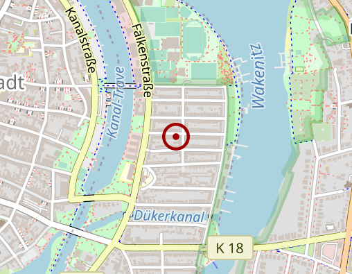 Karte: Akupunkturpraxis Lübeck Heilpraktiker