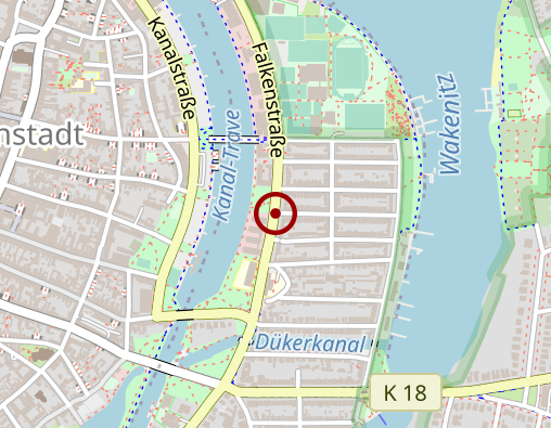 Karte: Nauenburg Aleksandra Praxis für Krankengymnastik