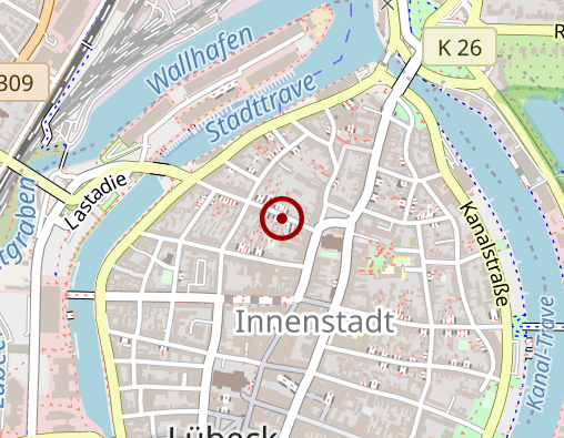 Karte: Lübecker Bestattungsinstitut