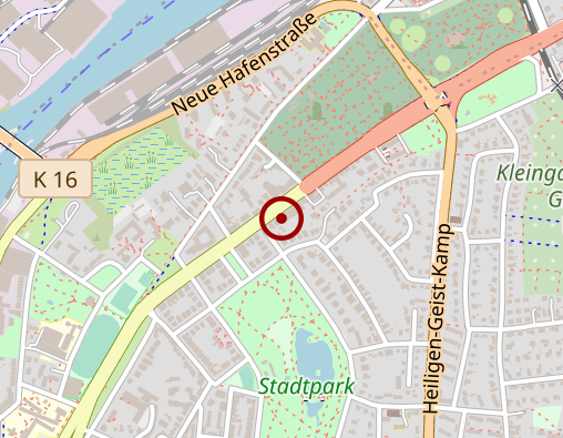 Karte: PflegeZentrum Travemünder Allee: Haus Am Stadtpark