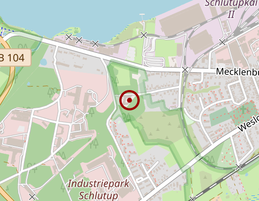 Karte: CURATA Pflegeeinrichtung Lübeck