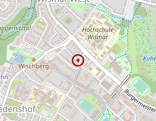 Karte: Wismarer Werkstätten GmbH- ambulant unterstütztes Wohnen