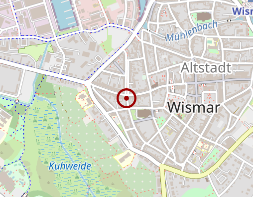 Karte: Wismarer Bestattungshaus Bestatter