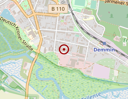 Karte: AWO Pflegeheim Demmin