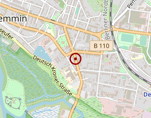 Karte: Evangelisches Krankenhaus Bethanien gGmbH, TK Demmin