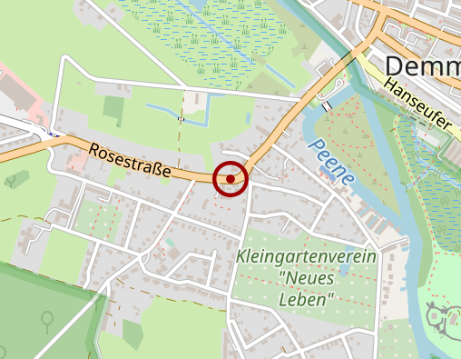 Karte: DRK Kreisverband Demmin e. V. Sozialstation