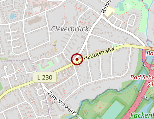 Karte: Die Brücke Ostholstein - Hilfe für seel. erkrankte Menschen