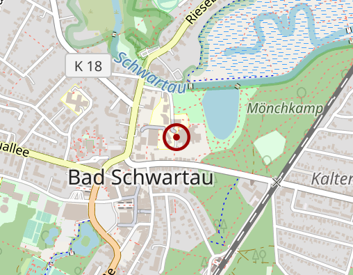 Karte: Asklepios Reha-Klinik Bad Schwartau GmbH -Holstein Therme- Fitness