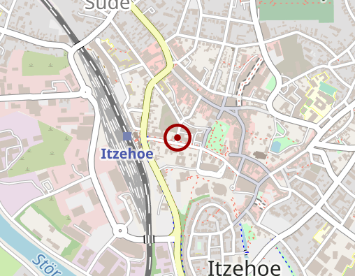 Karte: Beckmann/Kern, Praxen f. Ergotherapie u. Logopädie