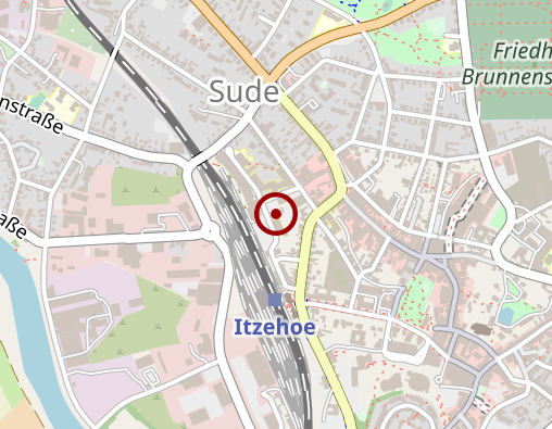 Karte: Brücke Schleswig-Holstein gGmbH Westküstenservice Behindertenwerkstätten