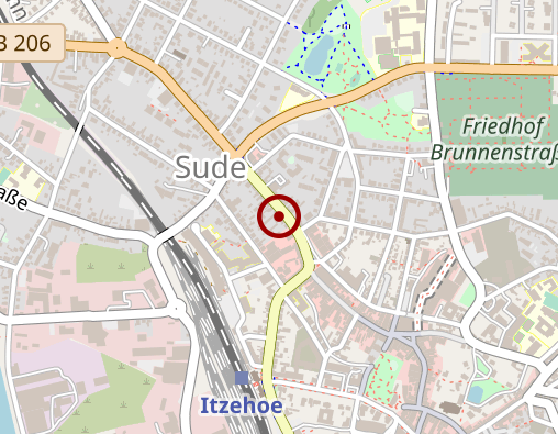 Karte: Bestattungs-Institut Alpen