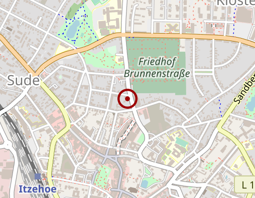 Karte: Bestattungsinstitut Hans Müller