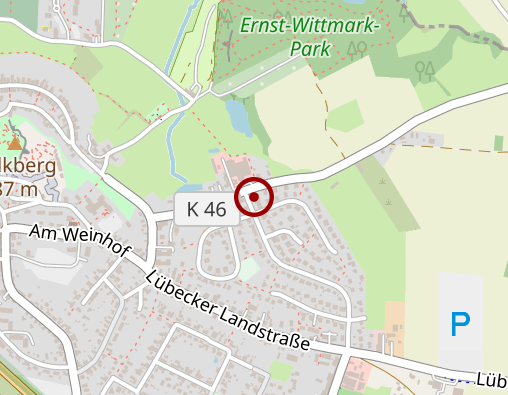 Karte: Wohngruppe Segeberg für jüngere Bewegungsbehinderte