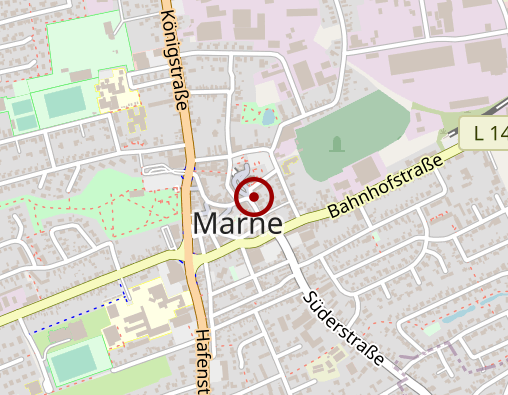 Karte: Königl.privil.Sonnen-Apotheke