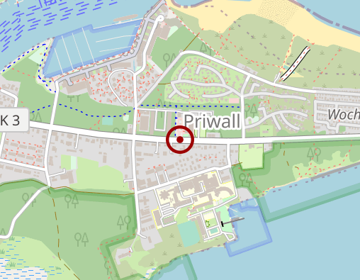 Karte: Rosenhof Seniorenwohnanlage Travemünde