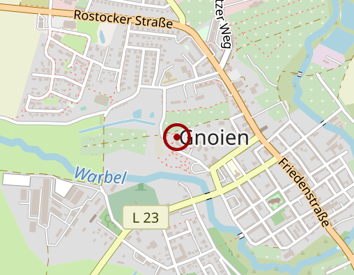 Karte: Seniorenzentrum Gnoien Maria und Marta Haus