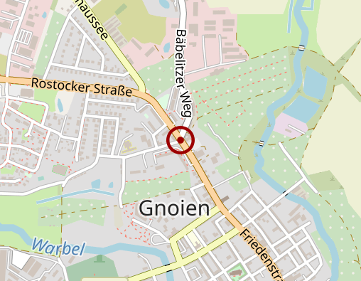 Karte: DRK-KV Güstrow e. V. Sozialstation Gnoien