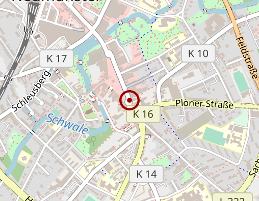 Karte: Betreuungsgruppe "Klönschnack"Stadt Neumünster