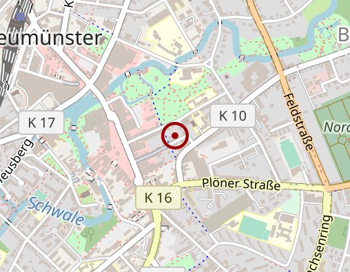 Karte: Café Olé Behindertenwerkstätten.