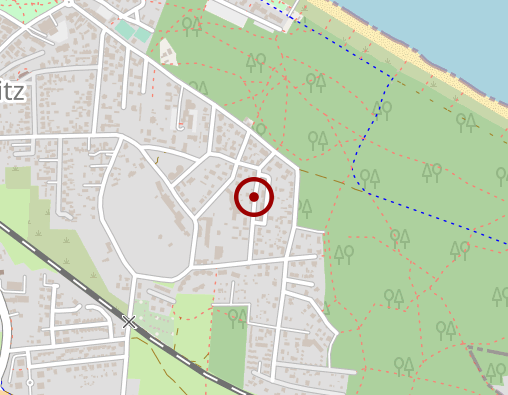 Karte: Ev. Seniorenpflegeheim "Haus Sorgenfrei"