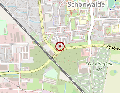 Karte: Ev. Krankenhaus Bethanien gGmbH Fachpsychiatrischer Pflegedienst