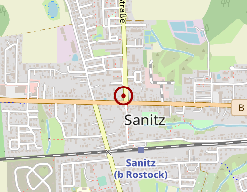 Karte: DRK Tagespflege Sanitz