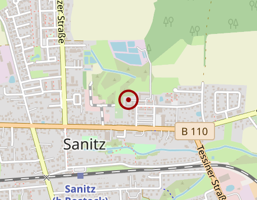 Karte: DRK-Sozialstation Sanitz