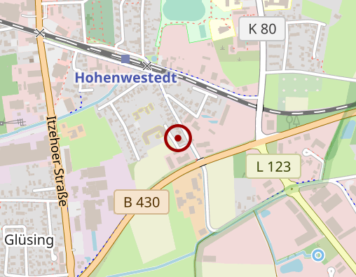 Karte: CURA Seniorencentrum Hohenwestedt