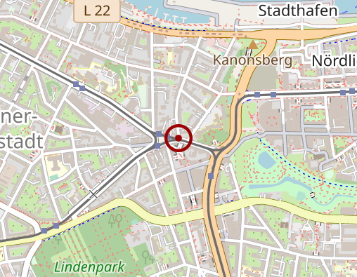 Karte: Apotheke am Doberaner Platz