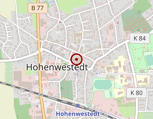 Karte: Schwesternstation Hohenwestedt/Todenbüttel ambulanter Pflegedienst