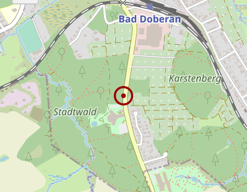 Karte: Internationaler Bund e. V. Nord, Ostmecklenburg