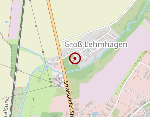 Karte: Psychiatrisches Pflegeheim "Dr.-Gerhardt-Haus" OT Groß Lehmhagen