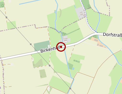 Karte: Norddeutscher Haustierfriedhof W. Howe