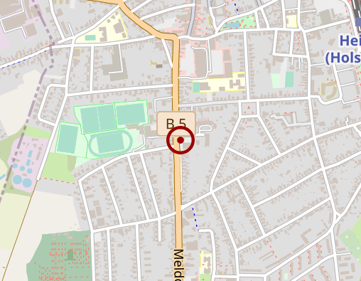 Karte: Physioteam Heide Christian Böker