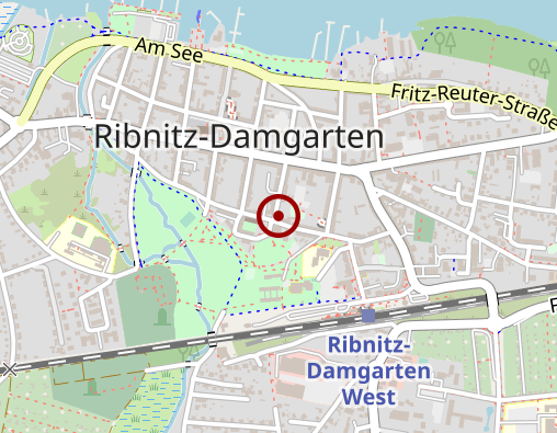 Karte: HELIOS Psychiatrische Tagesklinik und Institutsambulanz Ribnitz-Damgarten