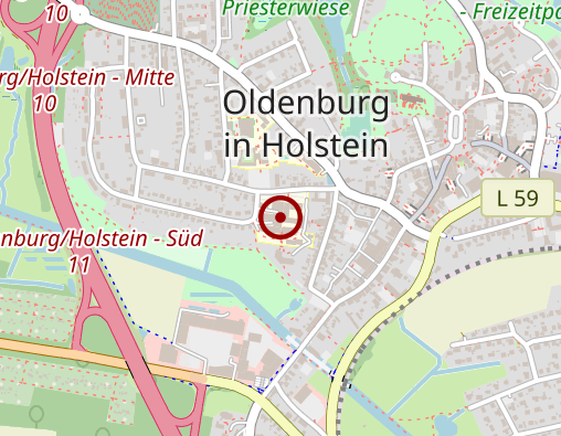 Karte: Sana Kliniken Ostholstein GmbH - Klinik Oldenburg