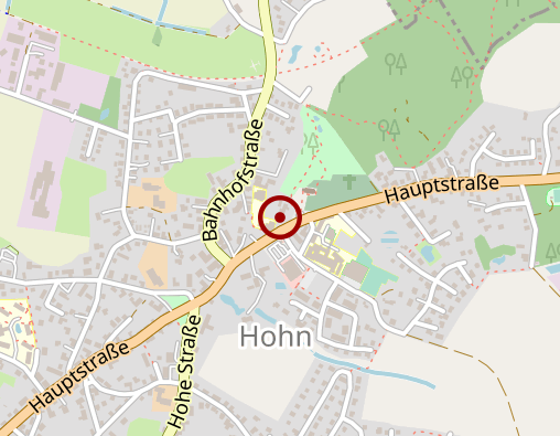 Karte: Pflege LebensNah gGmbH Ambulante Station Hohn