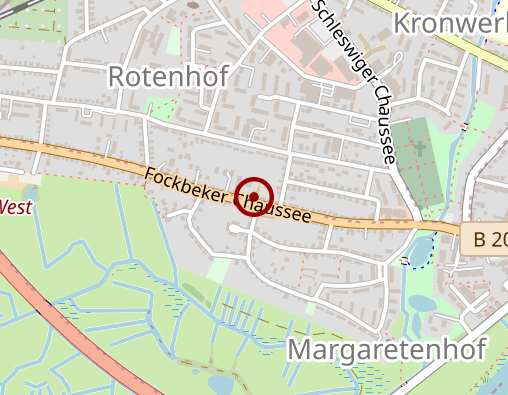 Karte: TIDE Wohngruppe Fockbeker Chaussee