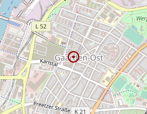 Karte: Physiotherapie am Vinetaplatz - Inh. Martin Ludwig