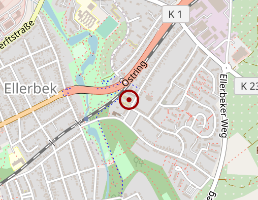 Karte: Kieler Servicehaus der AWO Ellerbek - Tagespflege