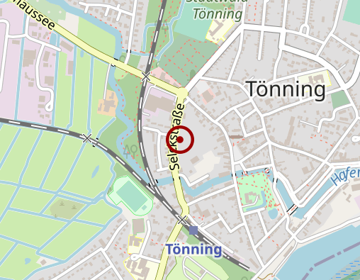 Karte: Klinikum Nordfriesland Klinik Tönning