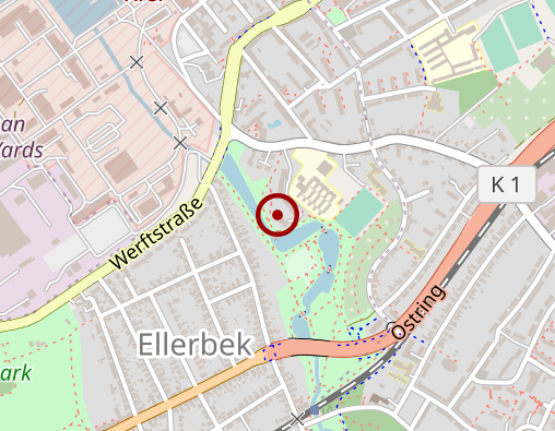 Karte: Kieler Fenster - Wohnhaus Schwanensee