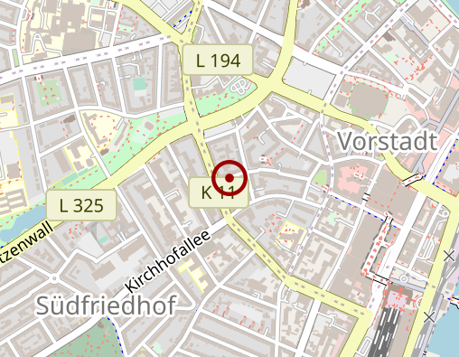 Karte: MVZ für Kinder- und Jugendpsychatrie und Psychotherapie Kiel Medizinisches Versorgungszentrum