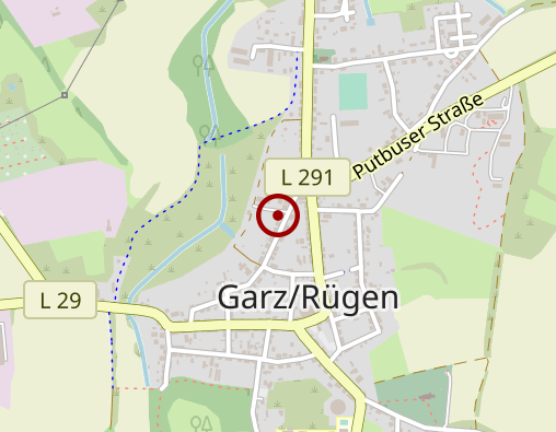 Karte: Deutsches Rotes Kreuz Kreisverband Rügen-Stralsund e. V. Sozialstation Garz