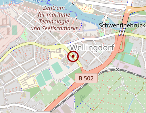 Karte: AWO Servicehaus Wellingdorf